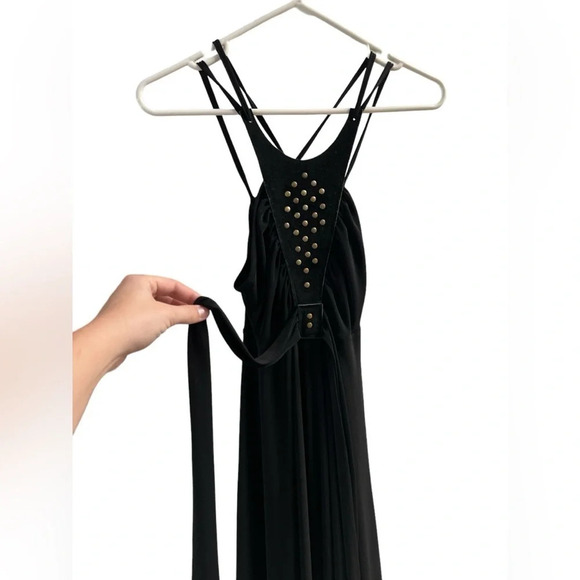 Women’s lunar eclipse flowy detailed dress - Picture 2 of 5